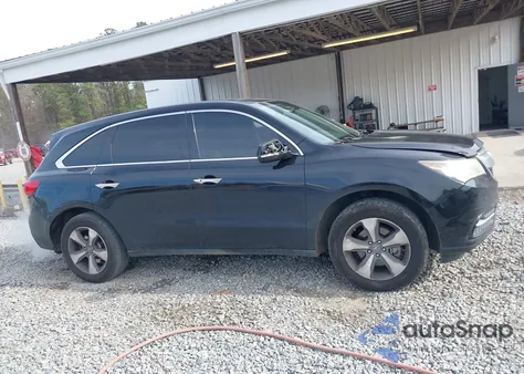 2015 Acura Mdx from USA, damaged, VIN 5FRYD3H26FB013553